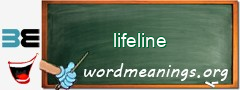 WordMeaning blackboard for lifeline